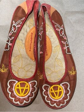 Acupuncture ballet flats
